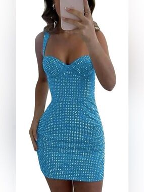 Glitter Sequin Short Homecoming Dress